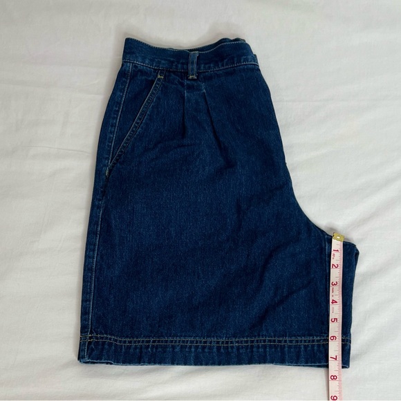 Liz Claiborne Women Blue Jean Denim Shorts 3 Pockets Size 14 - Picture 6 of 7